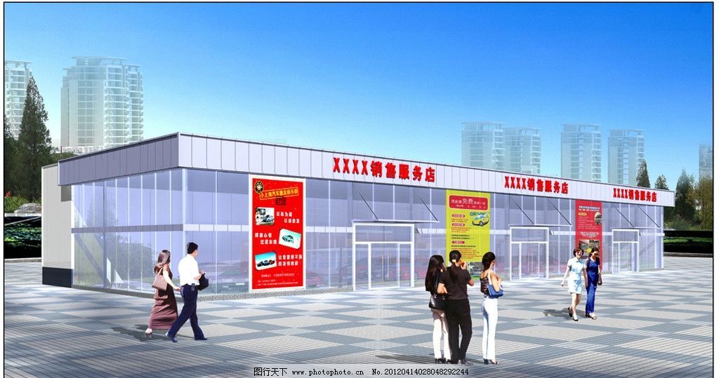 钢结构展厅效果图 钢结构桁架设计 第5张 钢结构展厅效果图 钢结构桁架设计 第5张