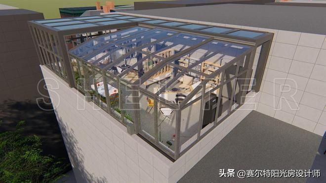 钢结构阳光房报价表 装饰幕墙设计 第4张 钢结构阳光房报价表 装饰幕墙设计 第4张