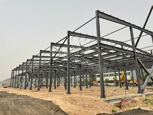 工厂二层钢结构房(钢结构房施工进度管理) 钢结构门式钢架设计 第1张 工厂二层钢结构房(钢结构房施工进度管理) 钢结构门式钢架设计 第1张