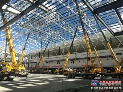 幕墙钢桁架图片（体育馆幕墙钢桁架施工方案）