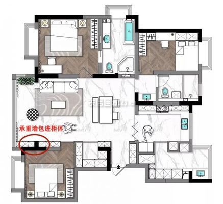 承重墙可以做造型吗(承重墙彩绘创意方案) 结构框架施工 第3张 承重墙可以做造型吗(承重墙彩绘创意方案) 结构框架施工 第3张