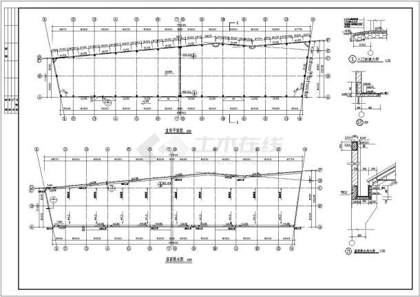 21米跨度钢屋架施工图(21米跨度钢屋架施工图的相关信息:钢屋架施工难点解析) 钢结构钢结构停车场施工 第2张 21米跨度钢屋架施工图(21米跨度钢屋架施工图的相关信息:钢屋架施工难点解析) 钢结构钢结构停车场施工 第2张