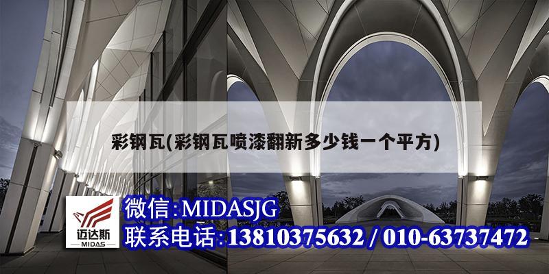 彩钢瓦(彩钢瓦喷漆翻新多少钱一个平方)