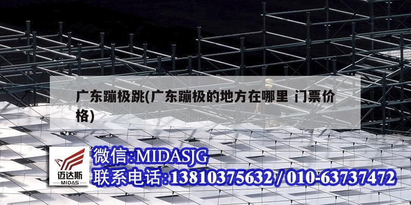 广东蹦极跳(广东蹦极的地方在哪里 门票价格)