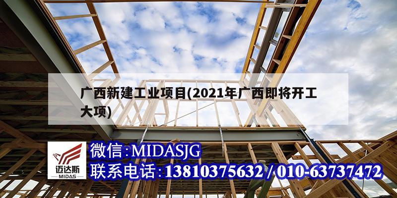 广西新建工业项目(2021年广西即将开工大项)