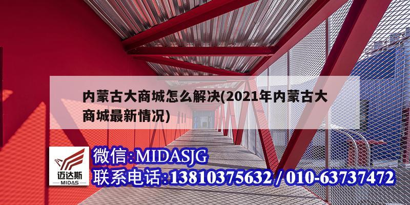 内蒙古大商城怎么解决(2021年内蒙古大商城最新情况)