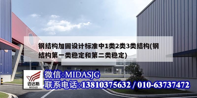 钢结构加固设计标准中1类2类3类结构(钢结构第一类稳定和第二类稳定)